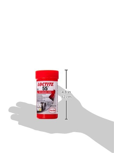 Loctite 55 442-35082 5700" Length Pipe Sealing Cord, Opaque Off-White Color...
