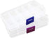 2 pcs Adjustable Clear Plastic Jewelry Craft Beads fishing hook Small Accessories Multipurpose Organizer visually adjustable clearly storage box (...