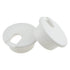 HAHIYO 2Pcs 1.5Inch/38mm White ABS Plastic U-Shaped Desk Grommet Wire Grommet Cable Management Cord Hole Cover Desk Wire Hole Insert Wire Organize...