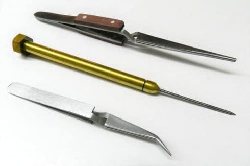 JTS Jewelry Soldering Tools Tweezers and Titanium Solder Pick Set of 3 Jewelry Making Tools...