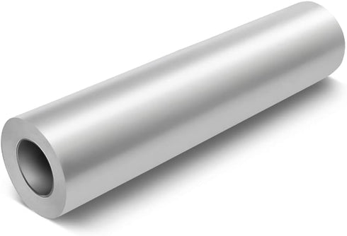 VViViD Silver Metallic Gloss 11.8 Inches x 84 Inches (7 Feet) DECO65 Permanent Adhesive Craft Vinyl for Cricut, Silhouette & Cameo...