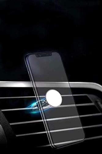 2Pcs Cell Phone Ring Holder, 3 in 1 Universal Phone Ring Stand Car Holder, Finger Grip Phone Holder and Tablet Stand Car Vent Phone Mount (Silver)...