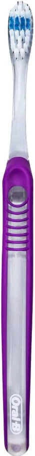 Oral-B Indicator Toothbrush, Flat Trim, 30 Soft (Colors Vary) - Pack of 4...