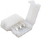 10 Pcs 3-Pin RGB LED Light Strip Connectors 10mm Wide Gapless LED Tape Light Clips Solderless Adapter Connectors for SMD 5050 Multicolor WS2811 WS...