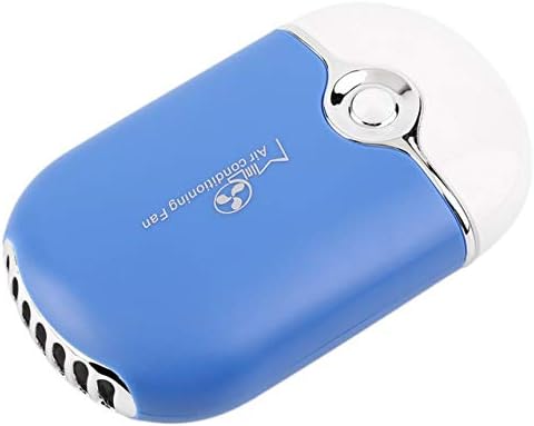 Yimart Portable Rechargeable Electric Bladeless USB Mini Air Conditioning Refrigeration Blower Dryer Fan For Eyelash Extension (Blue)...