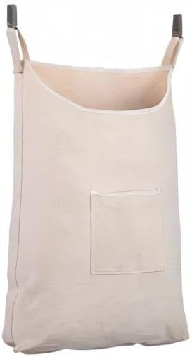 Laundry Collector, Laundry Hamper, Door Hanging Laundry bag with hooks (Beige, 65Liters)...