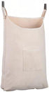 Laundry Collector, Laundry Hamper, Door Hanging Laundry bag with hooks (Beige, 65Liters)...