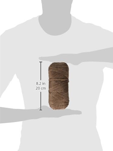 Phentex Slipper & Craft Yarn, 3 Ounce, Brown, Single Ball...