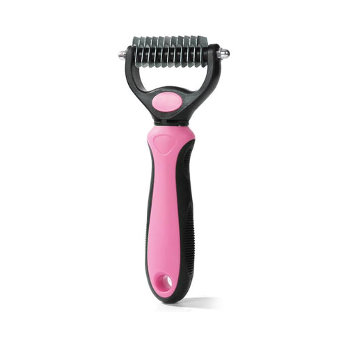 pets grooming tools (PPGT-002 pink) Premium Pet Dematting Comb – Exceptional Grooming Accessory for Pets...