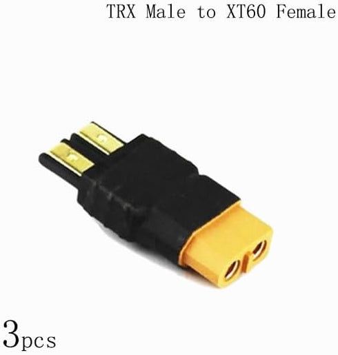 YXQ 3Pcs Compatible with TRX Male to XT60 Female Connector RC Wireless Charger Adapter LiPo......