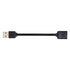 xiwai 13cm USB 2.0 Type-A Male to Type-A Male Female Data Flat Slim FPC Cable for FPV & Disk & Phone...