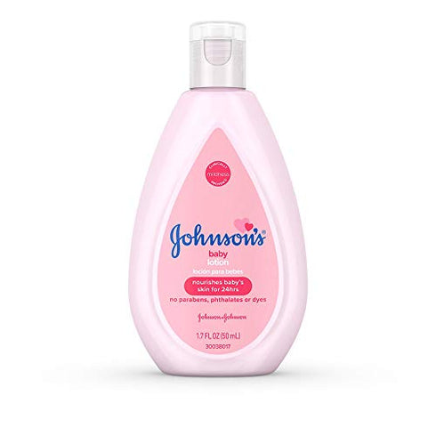 Johnson's Baby Lotion Travel Size 1.7 oz (50ml) - Pack of 3...