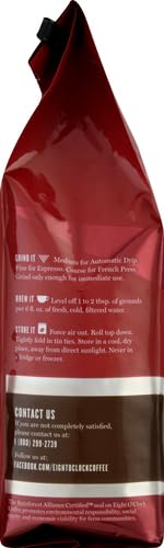 Eight O'Clock Coffee 100% Colombian Peaks Whole Bean Coffee, Medium Roast, 11 Ounce (Pack of 1) - Rich, Winey & Full Bodied...