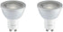 Anyray (2-LED Bulbs Spot 5-Watt (50-Watt Equival) GU10 Base, 120-Volt Light Bulb, Dimmable Twist and Lock Base...