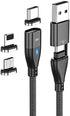 BoxWave Cable Compatible with Sony Cyber-Shot DSC-HX99 - MagnetoSnap PD AllCharge Cable (100W), Magnet PD 100W Charging Cable USB Type-C Micro USB...