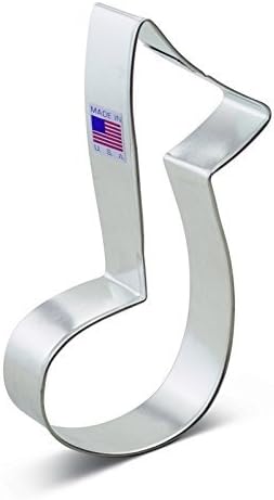 Music Note Cookie Cutter 5.5" Made in USA by Ann Clark...