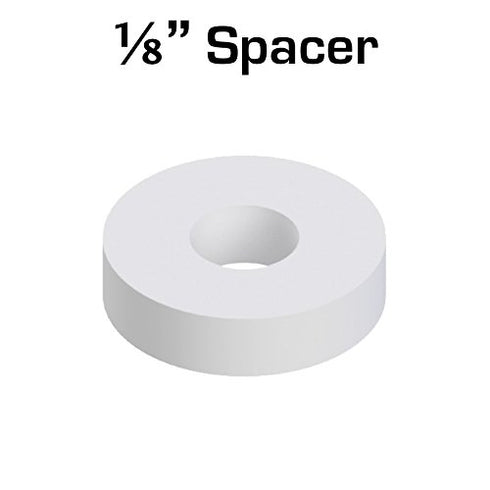 Nylon Spacer 1/8inches Thick, 1/2inches OD 0.194inches ID, 50 Pack for VEX Robotics...