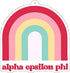 Alpha Epsilon Phi - Rainbow Air Freshener - 2/Pack - Flowers & Sunshine Scent...