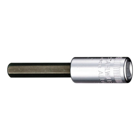 Stahlwille 01450007 INHEX Sockets #44a, Size 7/64", High-Performance Steel - Eextremely Resilient, Chrome Plated Finish, 1/4 inch Drive, Length 55...