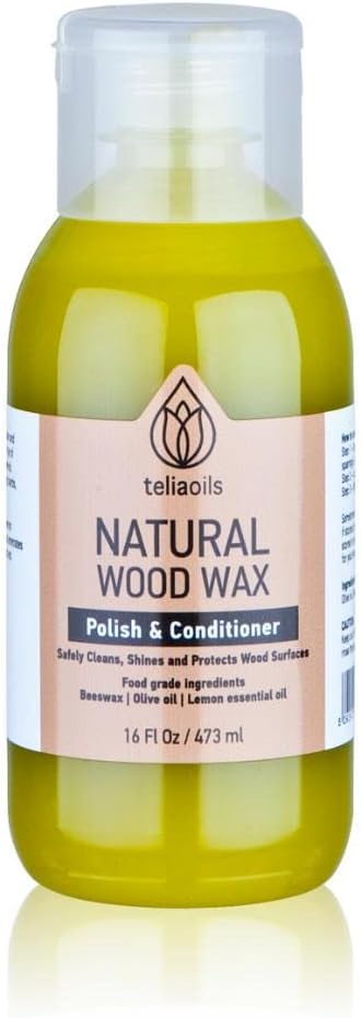 Beeswax Furniture Wood Oil, 100% natural, for any kind of wood, nourishing, renewing, restoring wood’s natural beauty....
