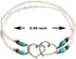 Elastic Beaded Ankle Bracelet for Women Double Layered Beaded Anklet Silver Hearts Stretch Anklet Boho Colorful Beach Anklets Cute Heart Foot Jewe...
