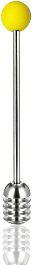 Stainless Steel Honey Dipper Stick 6.3 Inch Honey Wand Server for Honey Pot Dispense Drizzle Honey, Wedding Party Favors, Baby Shower (Yellow)...