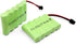 6V RC Battery, 2 Pack 1500mAh Ni-Cd Rechargeable 5-Cells AA Battery Packs with SM 2P Plug for RC Truck Vehicles Electrical Tools...