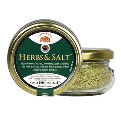 Casina Rossa Herbs and Salt - Italian Herb Blend and Adriatic Sea Salt - 3.5 oz....