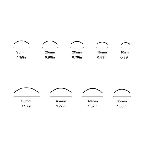 9pcs DIY Handmade Leather Tool Shallow Round Punching Belt Tail Cut Punch Half Round Cut 1/2 Half Round Shallow Half Round Punch C-shaped Punch Ho...