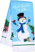 Collection Weihnachts-Kuechenhandtuch-Set, 5-teilig, 2 Topflappen und Handtuecher mit 1 Ofenhandschuh (Schneemann)...