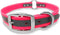 Regal Dog Products Medium Pink Heavy Duty Reflective Dog Collar with Durable Metal Buckle and D Ring Adjustable, Chew Proof & Waterproof Center Ri...