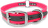 Regal Dog Products Medium Pink Heavy Duty Reflective Dog Collar with Durable Metal Buckle and D Ring Adjustable, Chew Proof & Waterproof Center Ri...
