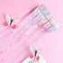 10 Rolls Waterproof Plastic Tape Cute 15mm Wide Self-Adhesive Tape Butterfly and Fruits Pattern Masking Clear Printed Sticker Lovely Gift for Scra...