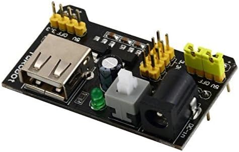 CorpCo MB102 Breadboard Power Supply Module 3.3V/5V for Arduino Board Solderless Breadboard...