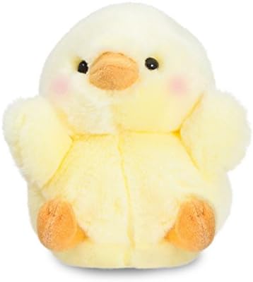 Aurora Bundle of 2 5" Beanbag Stuffed Animals: Chickadee Chick and Bunbun Bunny...