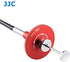 JJC 40cm Red Mechanical Cable Shutter Threaded Release, Bulb-Lock Design for Long Exposure, fits Fuji XT1 XT2 XT3 XT4 X100T Leica M6 M7 M8 Sony RX...