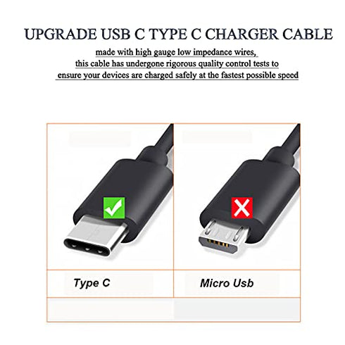 Adhiper Replacement USB C Charging Cable USB C Charger Cord for Sony WH/WF-1000XM5 WH/WF-1000XM4 WH/WF-1000XM3 WH-XB910N XB900N CH710N CH720N CH51...