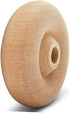Woodpeckers- Classic Wooden Craft Toy Wheels 1.5" X 1/2" Axle Hole 24 Pack...