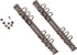 Craftelier - Kit of 2 Mechanisms for 6-Ring Filing Cabinets | Size Approx. 22,7 cm - Diameter of Rings 3,3 cm - Distance Between Rings 1,9 cm | In...