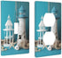 Sea Lighthouse Set of Light Switch Plate & Duplex Outlet Cover, Single Gang Toggle/ 1-Gang Duplex Socket Cover Combination Wall Plates Decor for H...
