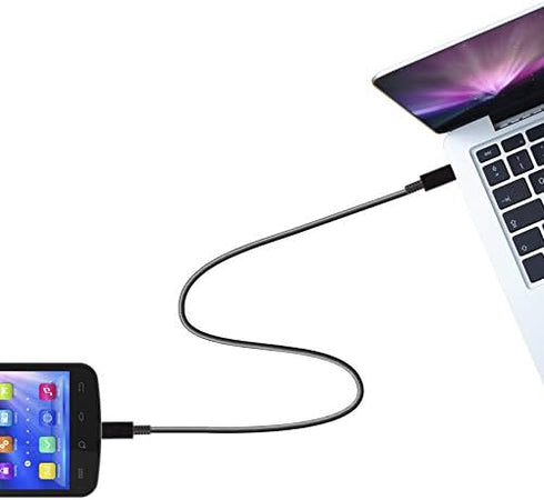 GE 6.5 ft. USB Type C Cable, USB-C to USB-C Charging Cable, Compatible with iPad Pro, MacBook Pro, Samsung Galaxy S10 S9 Note 9 8 S8 Plus, Black, ...