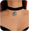Denifery Gothic Vintage Victorian Choker Necklace Cameo Choker Necklace Black Velvet Choker Goth Vintage Jewelry for Women (Style 3)...
