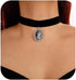 Denifery Gothic Vintage Victorian Choker Necklace Cameo Choker Necklace Black Velvet Choker Goth Vintage Jewelry for Women (Style 3)...