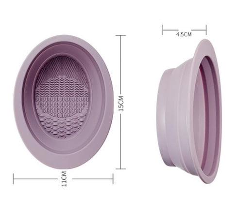 Makeup Brush Cleaning Utensil Kit Thorough Cleaning for Makeup Brush and Makeup Sponge Makeup Brush Cleaner Brush Washing Utensil...