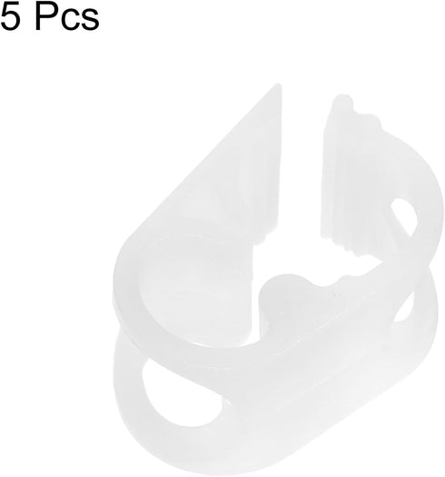 uxcell Plastic Tubing Clamps, 5pcs 1/8"-1/4" Tube OD Adjustable Tube Clamp Laboratory Pinch Valve Flow Control Hose Clamp...