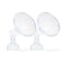 Ameda MYA Breast Pump Replacement Flanges 24mm, Comfort Fit Angled Flange, 2 Count (1 Pair) | Discontinued | NOT Compatible with The MYA Joy or MY...