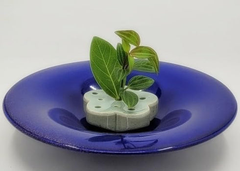 CLAYFLAG - Flower Frog, Handmade Floral Arrangement Ceramic Holder, Eco-Friendly Frogs for Flower Arranging(2.76") (Green)...