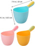 3pcs baby water scoop shampoo ladle bathing water ladles bath dipper water scoop ladle shampoo rinse cup hair bath rinse cup bath spoon take a bat...