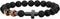 YangQian Cross Bracelet for Men Tiger Eye Catholic Rosary Bracelet for Men Boys Adjustable Natural Crystal Stone Bead Anti Anxiety Stretch Bracele...