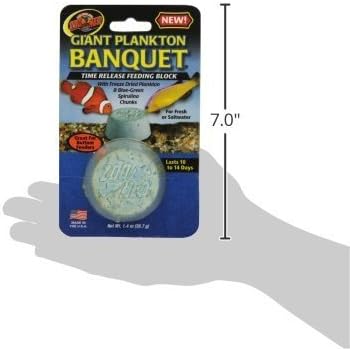 Zoo Med Laboratories AZMBB6 Plankton Banquet Block Feeder Giant, 2 Count...
